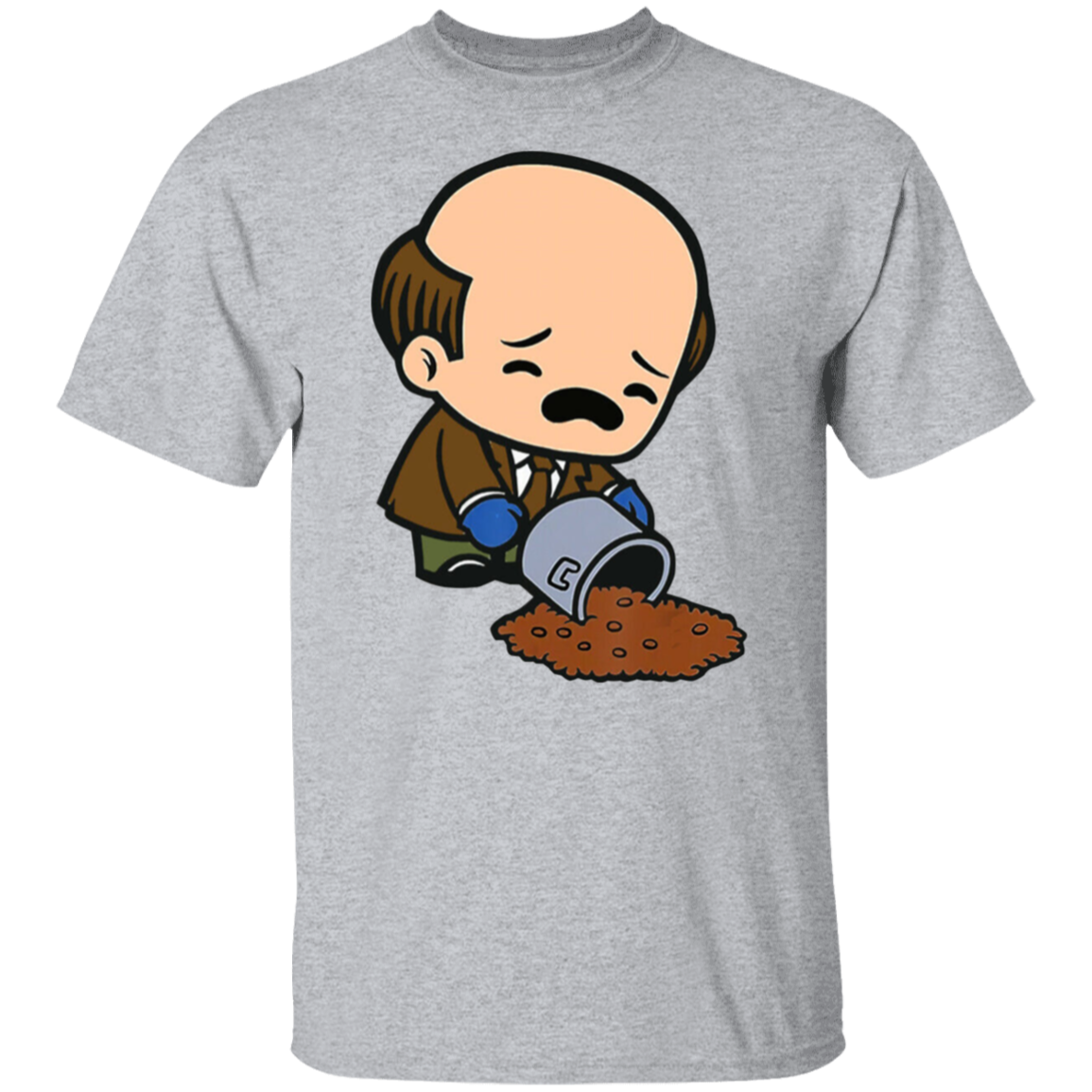Kevin Spilling Chili Shirt Kevin Malone Chili Office Funny TV Series  T-Shirt - leleart