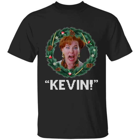 Kevin Home Alone Christmas Vintage T-Shirt, Home Alone Shirt, Comedy Movie Shirt, Christmas Shirt, Christmas Movie Shirt, Kevin Shirt	G500B Youth 5.3 oz 100% Cotton T-Shirt