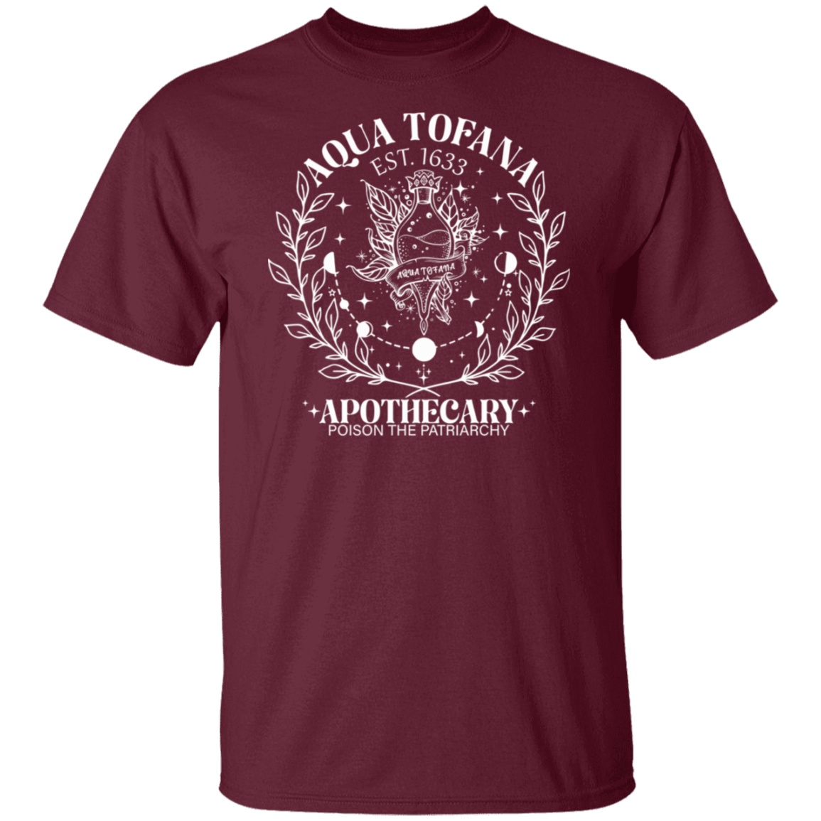 G500 5.3 oz. T-Shirt Aqua Tofana Apothecary Poison The Patriarchy Shirt -  ID19112417