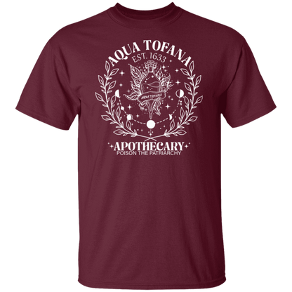 G500 5.3 oz. T-Shirt Aqua Tofana Apothecary Poison The Patriarchy Shirt -  ID19112417
