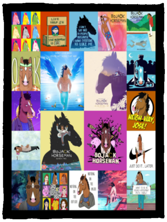 Bojack Horseman Cartoon TV Series Fleece Blanket, Premium Sherpa Blanket, Bojack Horseman Blanket, Horseman Blanket, Bojack Lovers Gift	VPS Cozy Plush Fleece Blanket - 30x40