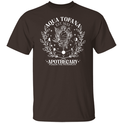 G500 5.3 oz. T-Shirt Aqua Tofana Apothecary Poison The Patriarchy Shirt -  ID19112417