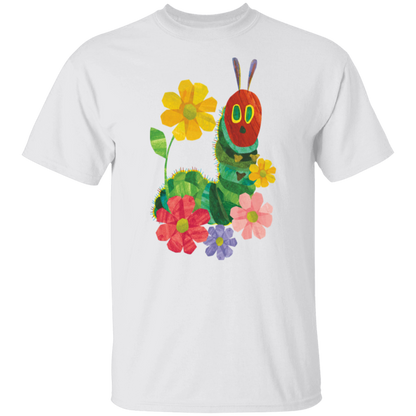 Flowers And The Very Hungry Caterpillar Teacher  T-Shirt - CDCraft