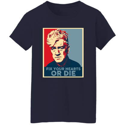 Retro Fix Your Hearts Or Die Unisex Vintage T-Shirt - WOMEN