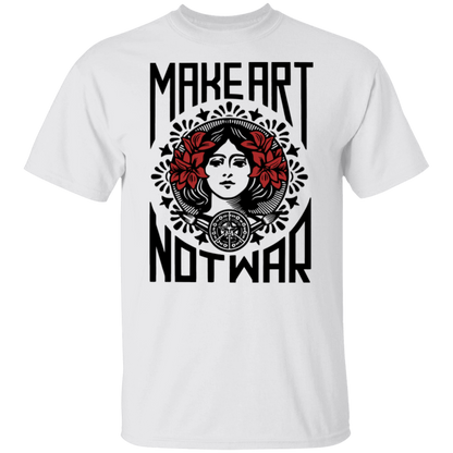 Make Art Not War Vintage  T-Shirt