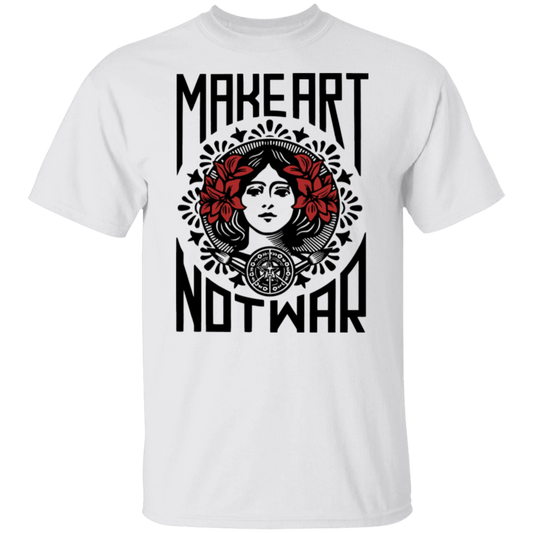 Make Art Not War Vintage  T-Shirt