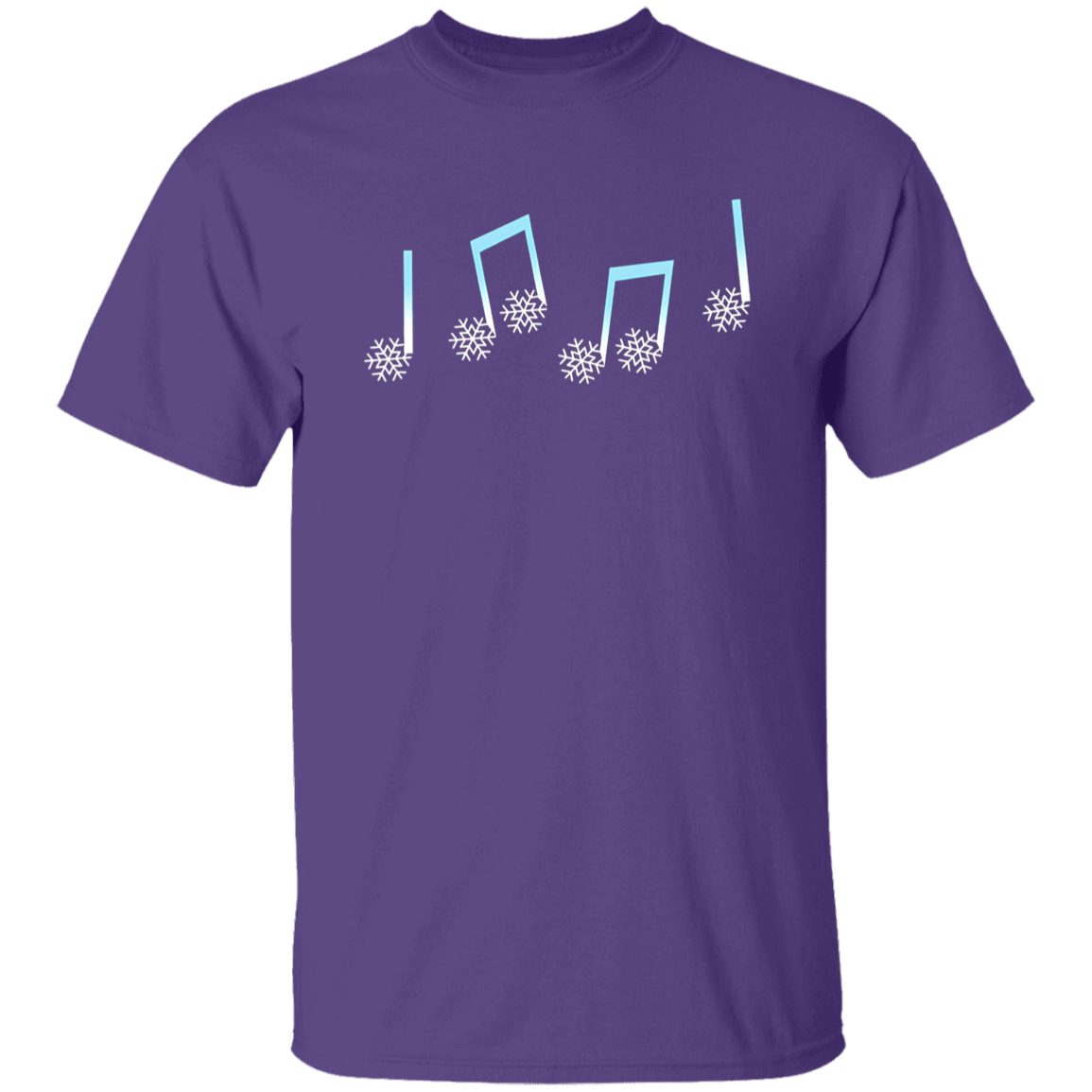 Snowflake Note Teacher Vintage T-Shirt, Christmas Shirt, Cute Christmas Gift, Snowflake Shirt, Musical Note Shirt, Music Teacher Gift	G500 5.3 oz. T-Shirt