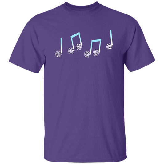 Snowflake Note Teacher Vintage T-Shirt, Christmas Shirt, Cute Christmas Gift, Snowflake Shirt, Musical Note Shirt, Music Teacher Gift	G500 5.3 oz. T-Shirt