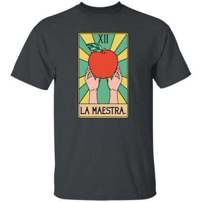 Spanish Teacher La Maestra Tarot Card Teacher T-Shirt