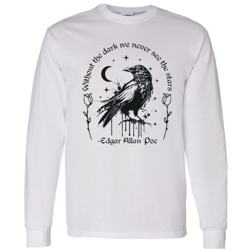 Without The Dark We Never See The Stars Teacher Vintage G540 LS T-Shirt 5.3 oz. - letter