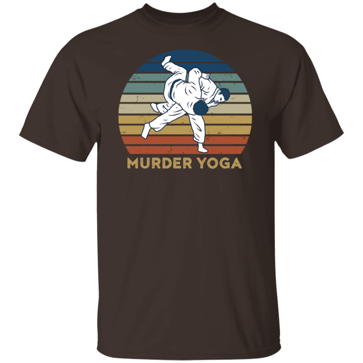 G500 5.3 oz. T-Shirt Murder Yoga Shirt - ID15102411