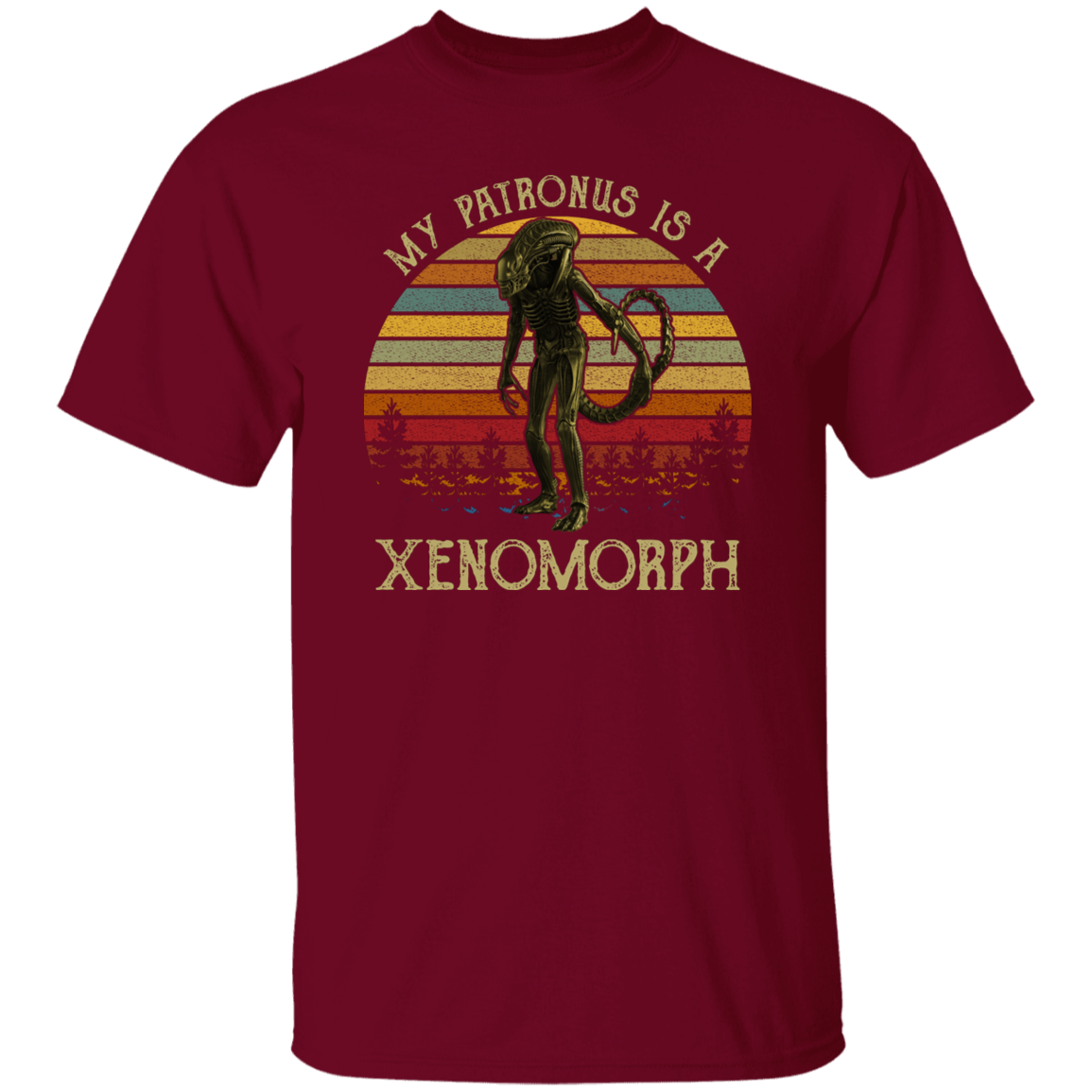 G500 5.3 oz. T-Shirt My Patronus is A Xenomorph Vintage T-shirt