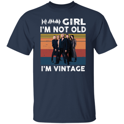Def Leppard Lovers I’m Not Old I’m Vintage T-Shirt - leleart