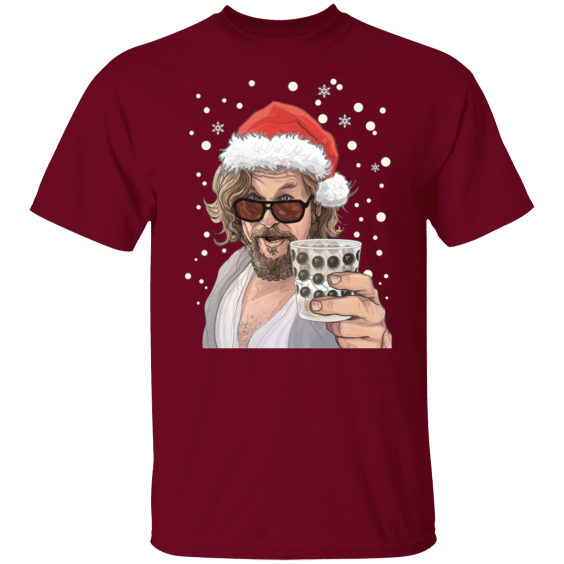 The Big Lebowski Dude Christmas Vintage Unisex  T-Shirt - lucy - 96180146