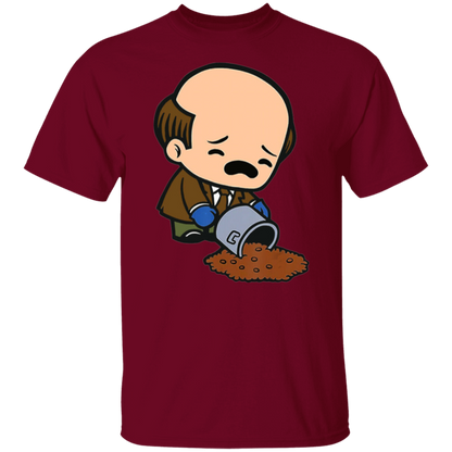 Kevin Spilling Chili Shirt Kevin Malone Chili Office Funny TV Series  T-Shirt - leleart