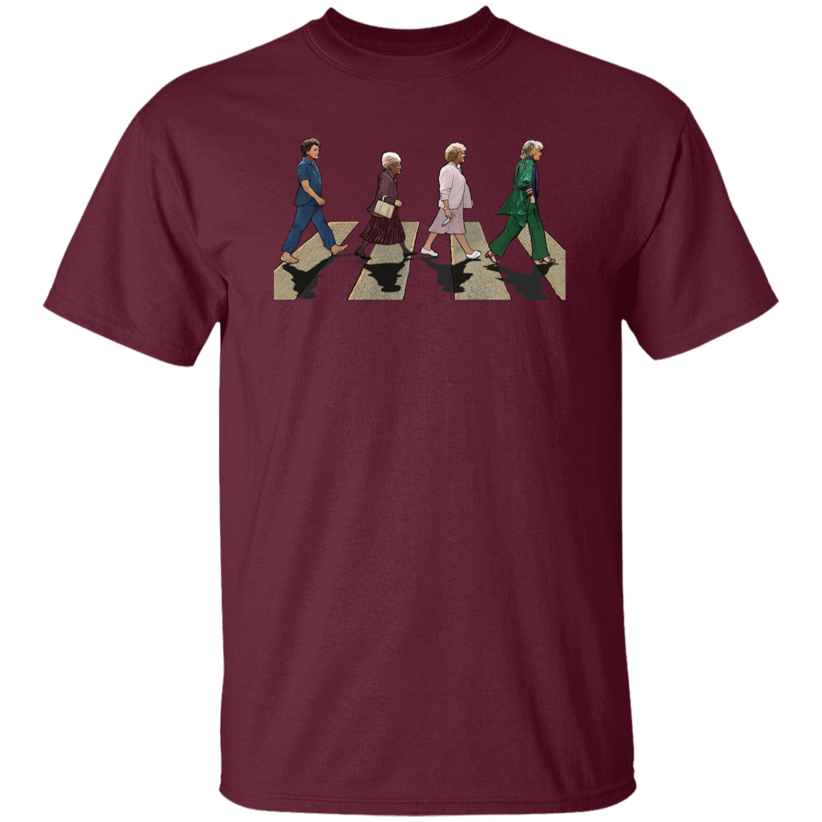 Golden Girls Crossing Road T-Shirt