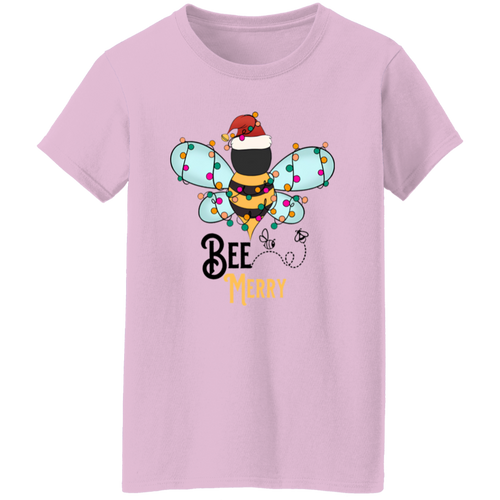 Bee Merry Teacher Vintage G500L Ladies' 5.3 oz. T-Shirt - letter - WOMEN
