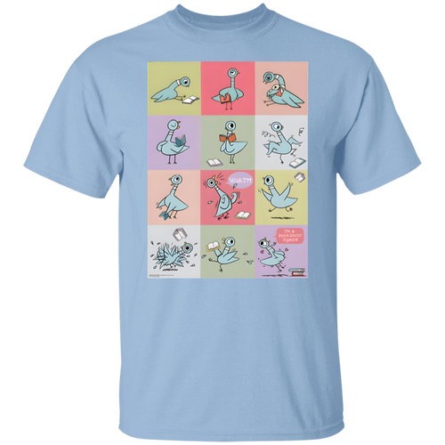 Pigeon Reading Shirt, Funny Book Lover Teacher Tee, Mo Willems Inspired Back to School T-Shirt
