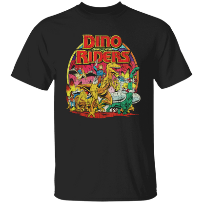 Dino Riders The Adventure Begins 1988  T-Shirt