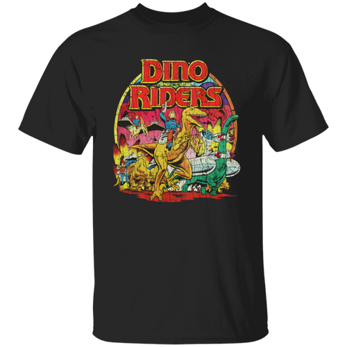 Dino Riders The Adventure Begins 1988  T-Shirt