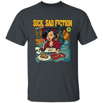 G500B Youth 5.3 oz 100% Cotton T-Shirt Sick Sad Fiction - Jane Lane Classic T-Shirt