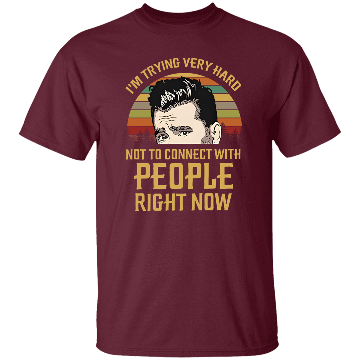I'm Trying Very Hard Not to Connect With People Right Now T-Shirt