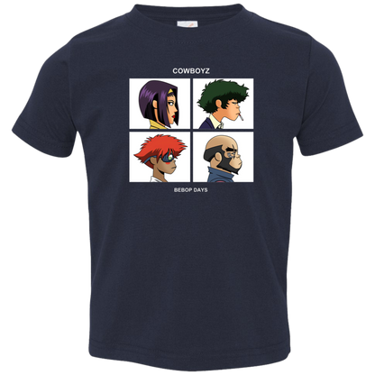 Cowboyz Bebop Days Inspired By Gorillaz Band Vintage Toddler Jersey T-Shirt - TODDLER