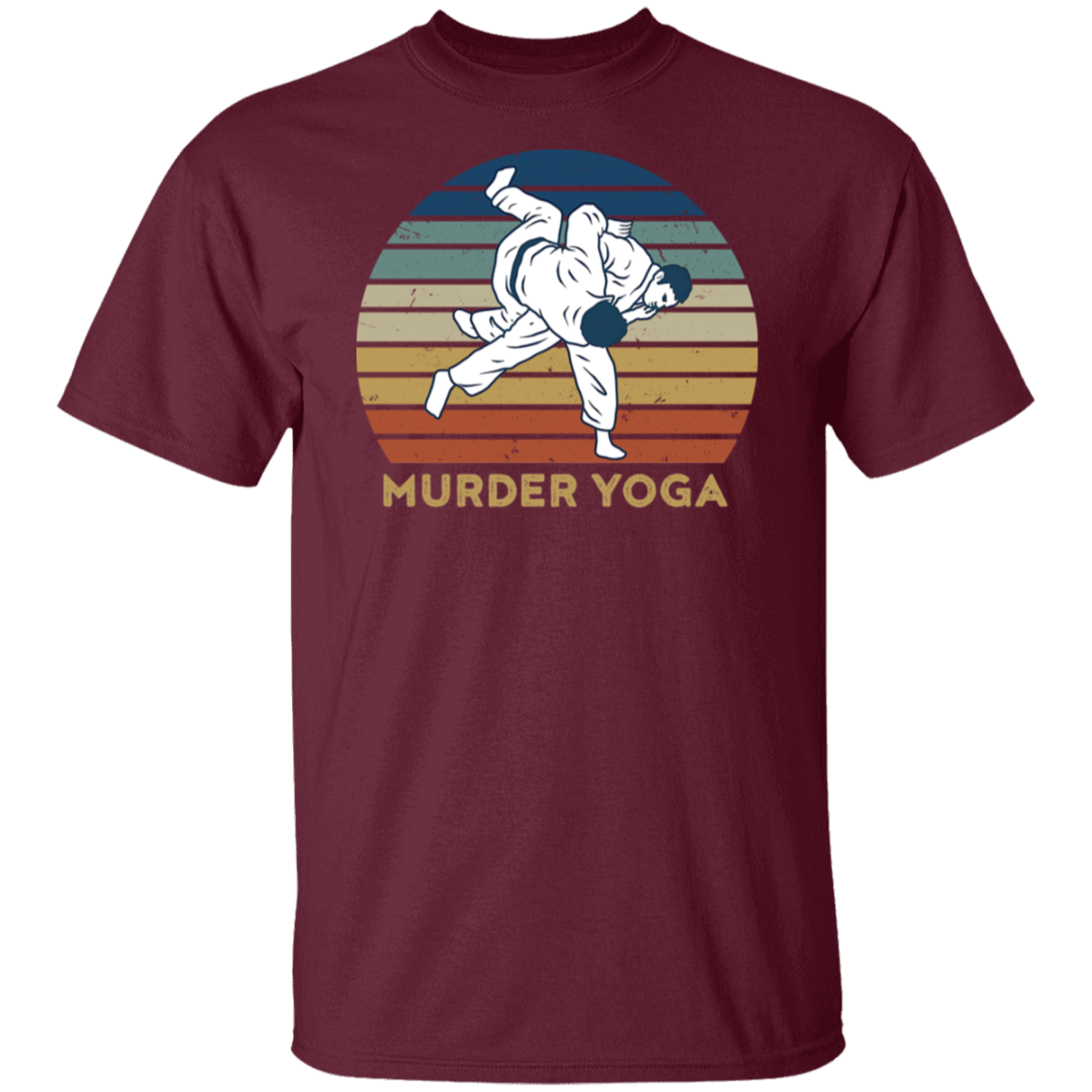 G500 5.3 oz. T-Shirt Murder Yoga Shirt - ID15102411