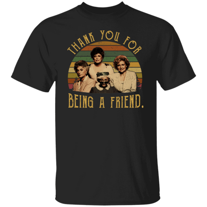 The Golden Girls Thank You For Being A Friend 80s Vintage Sunset T-Shirt - leleart