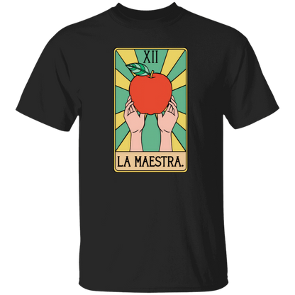 Spanish Teacher La Maestra Tarot Card Teacher T-Shirt