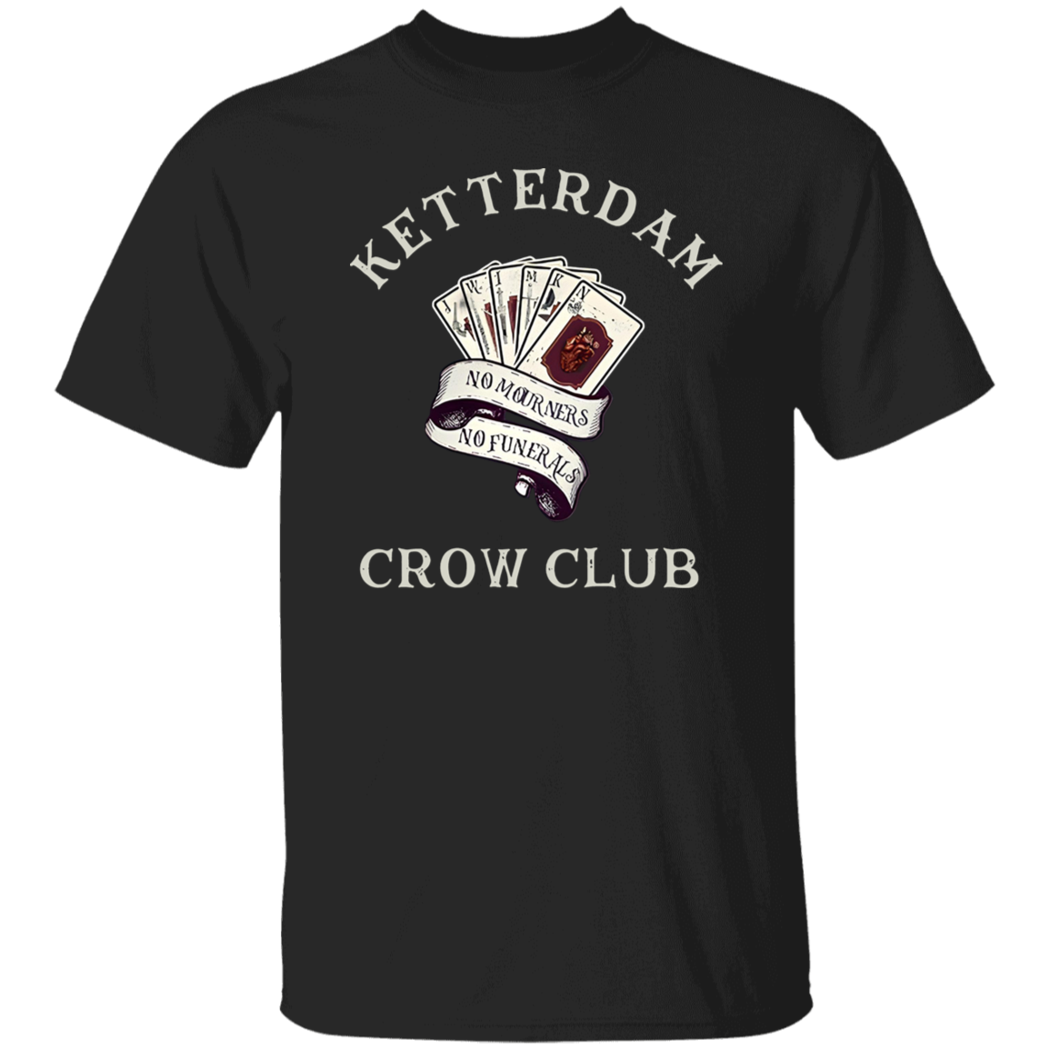 Ketterdam Crow Club Funny Literature Teacher Vintage T-Shirt