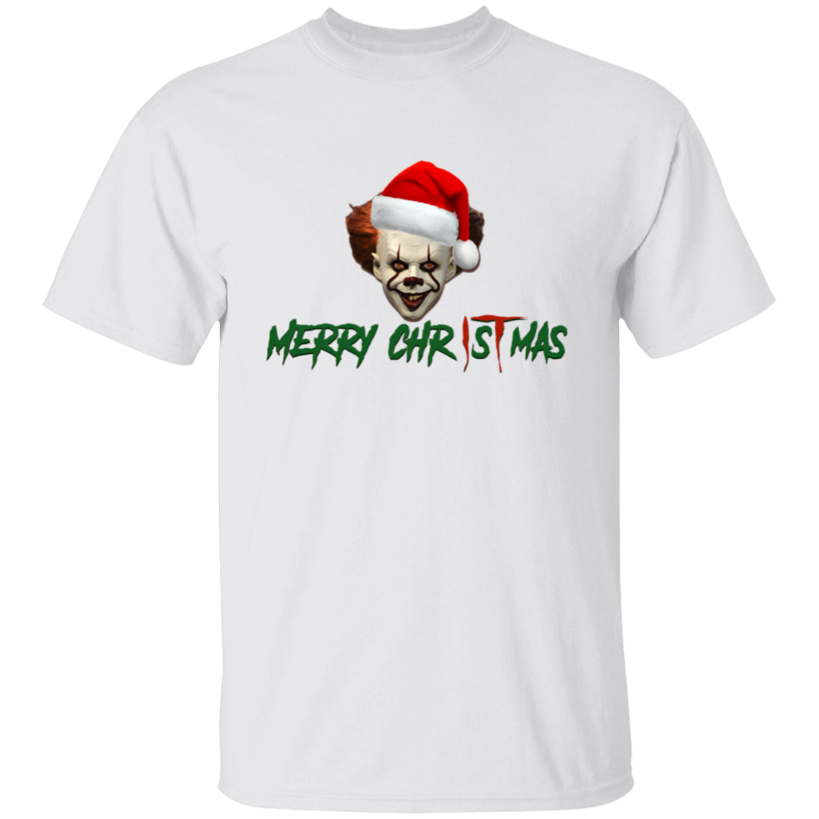 Pennywise Says Merry Christmas Unisex T-Shirt - jasmine