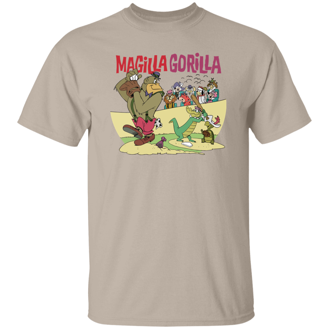 G500 5.3 oz. T-Shirt Tribute To Magilla Gorilla Cartoon Show From The 1960s T-Shirt