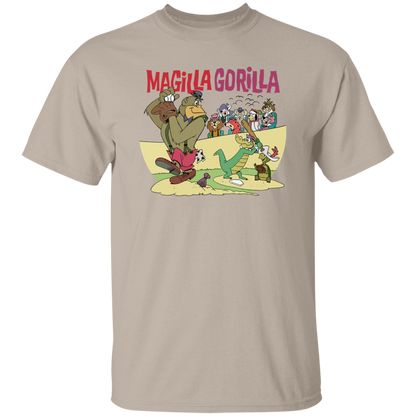 G500 5.3 oz. T-Shirt Tribute To Magilla Gorilla Cartoon Show From The 1960s T-Shirt