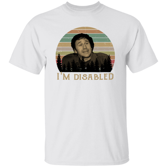 G500 5.3 oz. T-Shirt Camiseta Vintage I'm Disabled Vintage T-Shirt