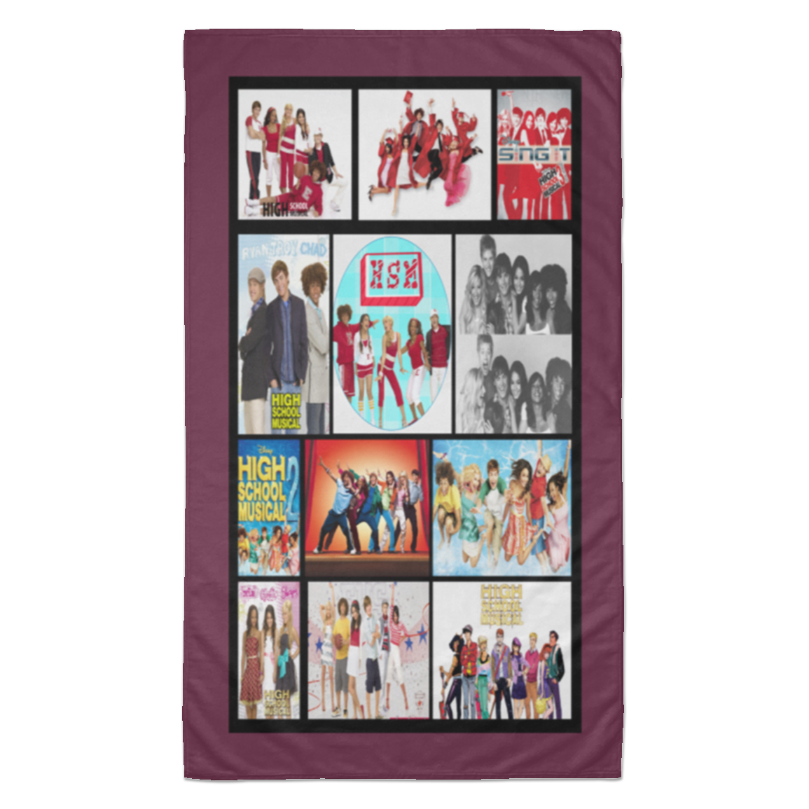 High School Musical Fleece Blanket, Premium Sherpa Blanket, Musical Film Blanket, High School Musical Movie Blanket, TV Movie BlanketS6BATL Towel - 35x60