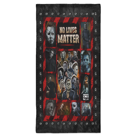All Season Michael Myers Fleece Blanket, Premium Sherpa Blanket, Michael Myers Blanket, Horror Movie Blanket, Halloween Blanket	S6HATL Towel - 15x30
