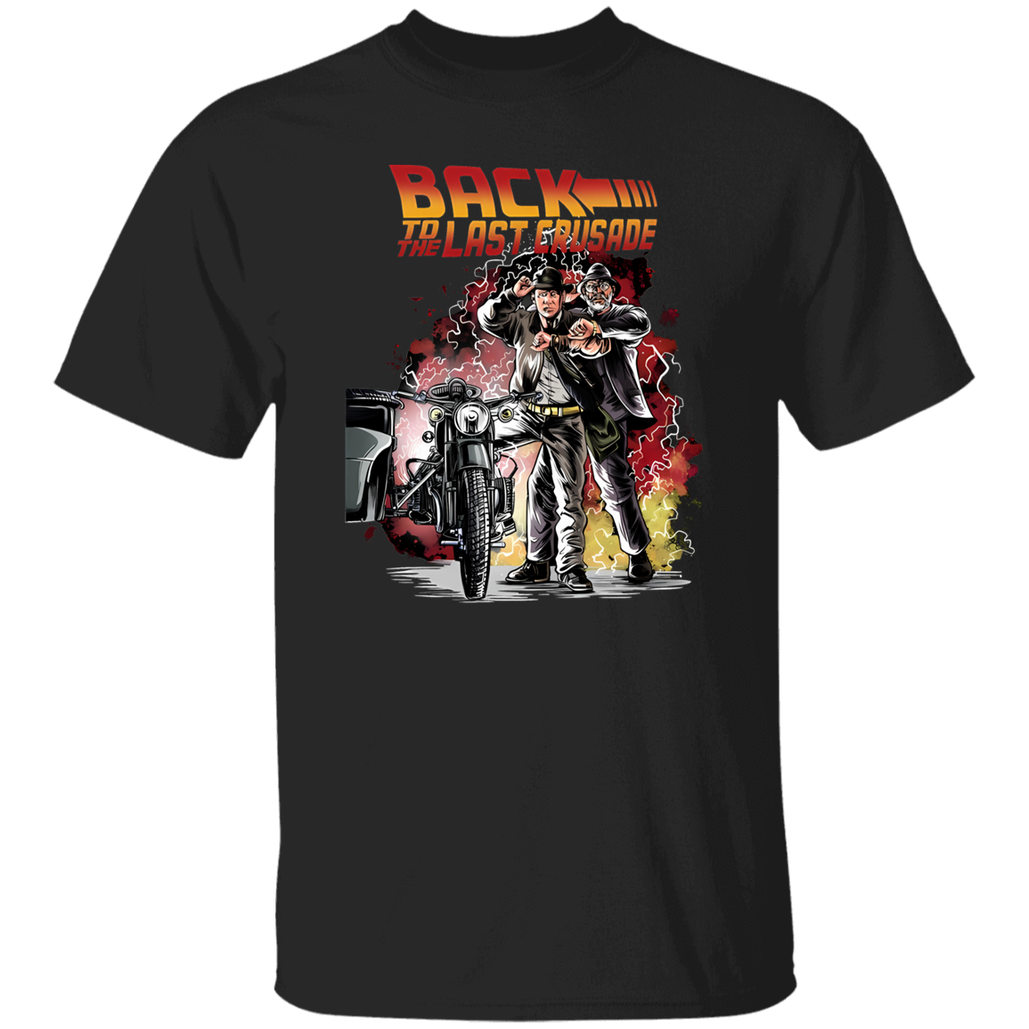 G500 5.3 oz. T-Shirt Back To The Last Crusade Indiana Jones T-Shirt