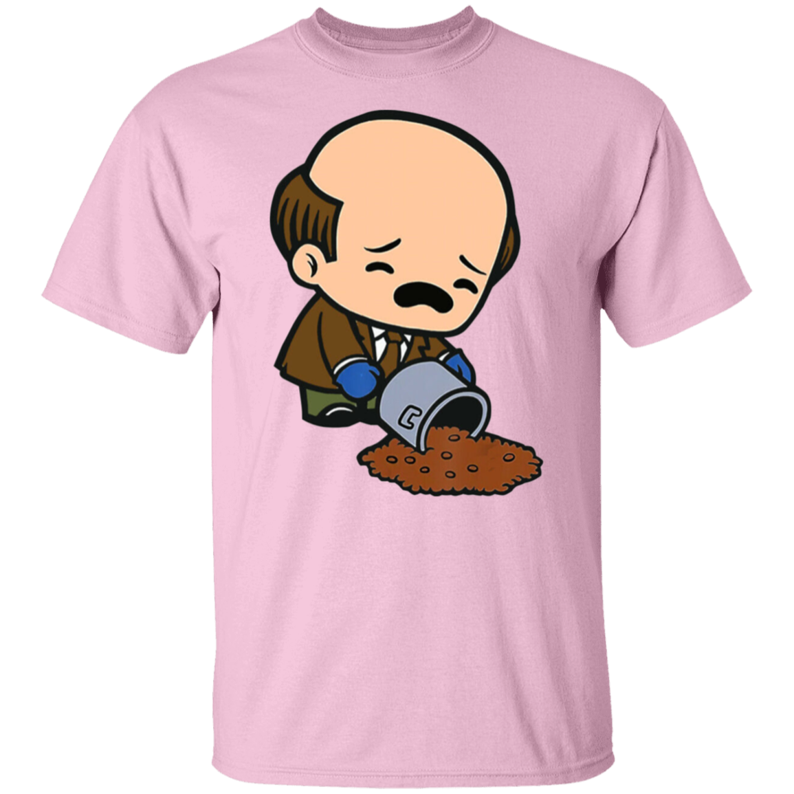 Kevin Spilling Chili Shirt Kevin Malone Chili Office Funny TV Series  T-Shirt - leleart
