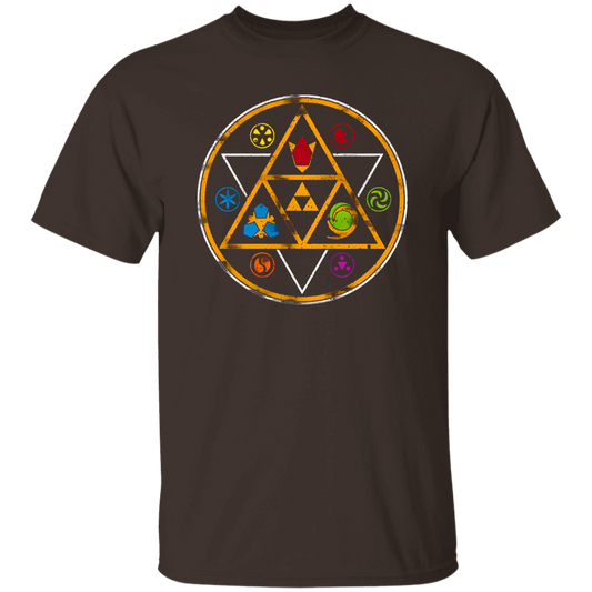 Symbols Of Time Legend Of Zelda Vintage T-Shirt, Legend Of Zelda Shirt, Video Game Shirt, Adventure Game Shirt, Gift Tee For You And Family	G500 5.3 oz. T-Shirt