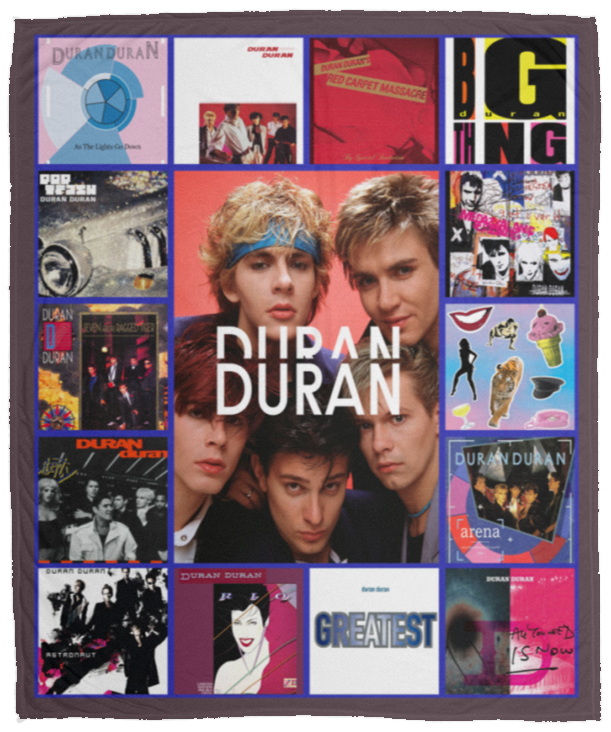 Duran Duran All Season Fleece Blanket, Premium Sherpa Blanket, Rock Band Blanket, Music Lover Quilt, Duran Duran BlanketVPM Cozy Plush Fleece Blanket - 50x60