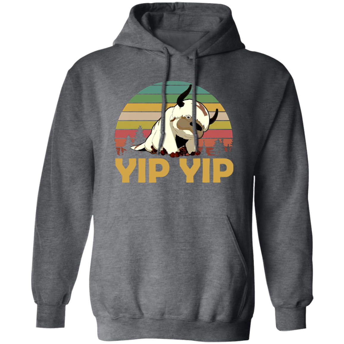 Appa Sky Bison Yip Yip Vintage T-Shirt - HOODIE