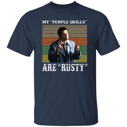 Castiel Supernatural My People Skills Are Rusty T-Shirt