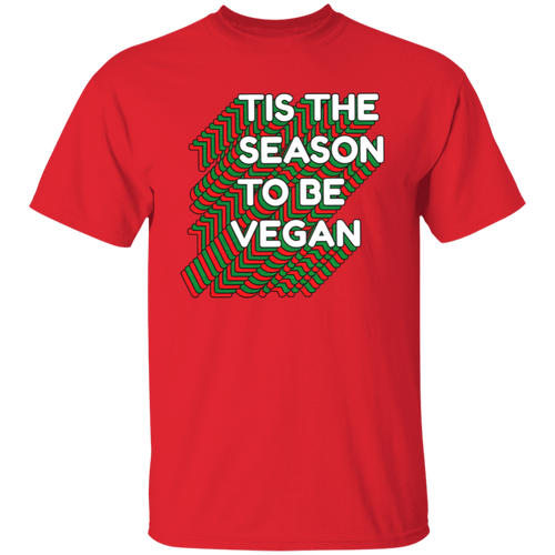 Tis The Season To Be Vegan Unisex T-Shirt - maria