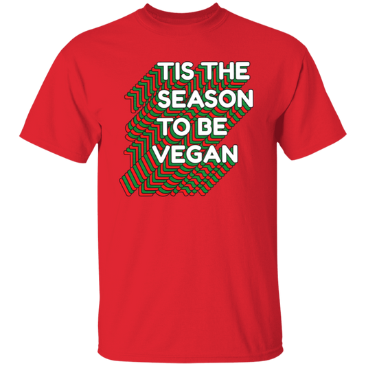 Tis The Season To Be Vegan Unisex T-Shirt - maria