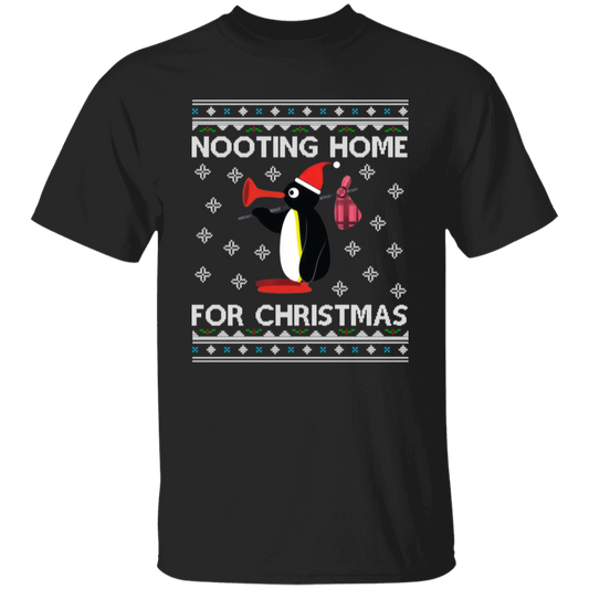Pingu Nooting Home For Christmas Unisex T-Shirt - maria