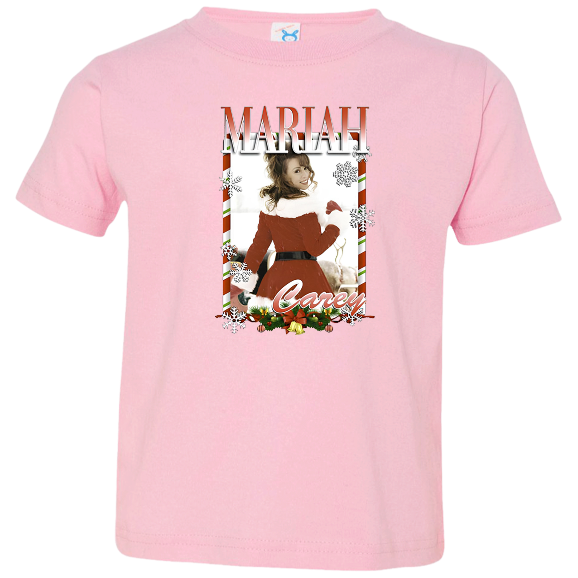 Vintage Mariah Carey Christmas 3321 Toddler Jersey T-Shirt - maria