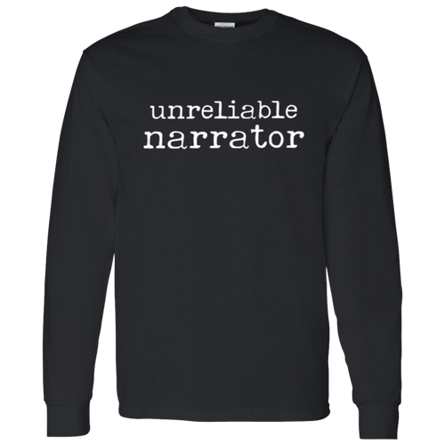 Unreliable Narrator Teacher Vintage G540 LS T-Shirt 5.3 oz. - letter