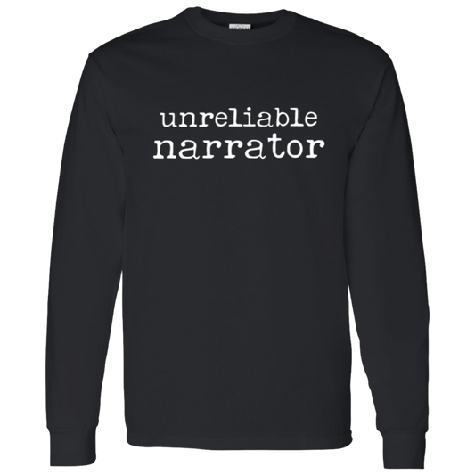 Unreliable Narrator Teacher Vintage G540 LS T-Shirt 5.3 oz. - letter