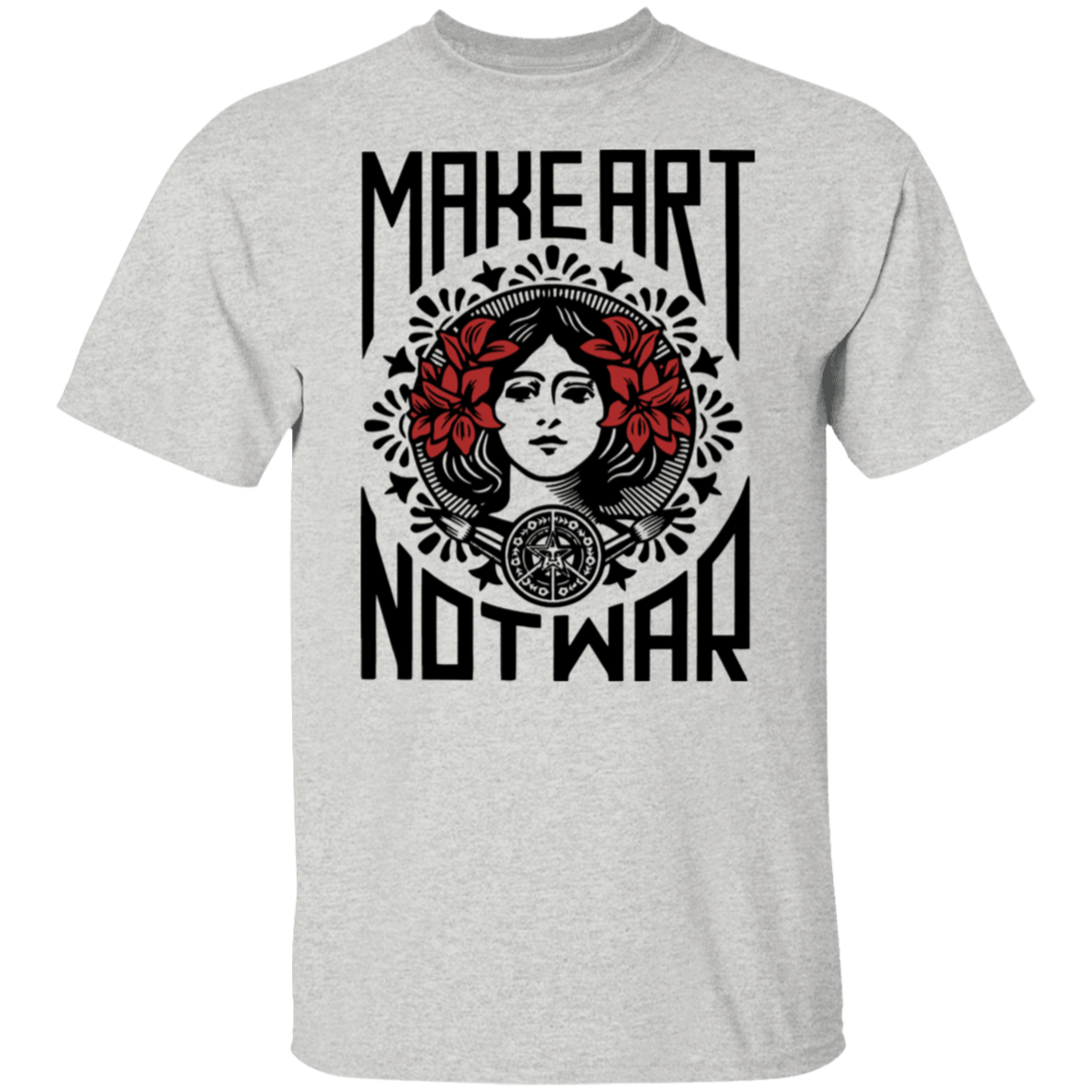 Make Art Not War Vintage  T-Shirt